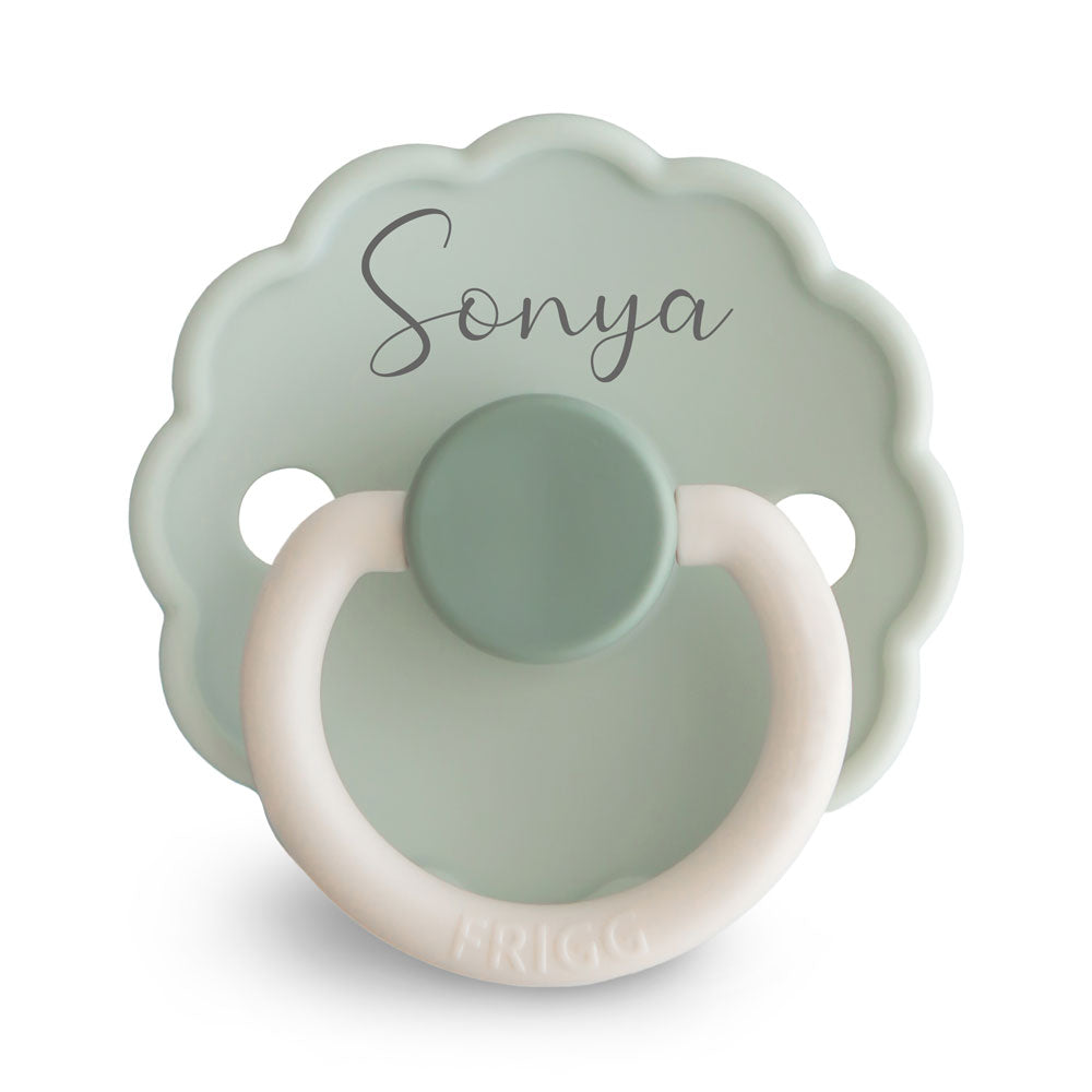 FRIGG Daisy Silicone Pacifiers Little Darling - Personalisable Baby Products Sold and Personalised by JustBørn