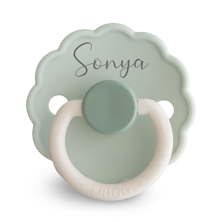 FRIGG Daisy Silicone Pacifiers Little Darling - Personalisable Baby Products Sold and Personalised by JustBørn