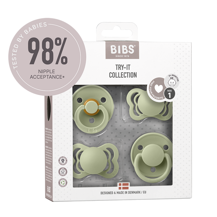Sage BIBS Pacifiers - Try-It Collection by BIBS sold by Just Børn