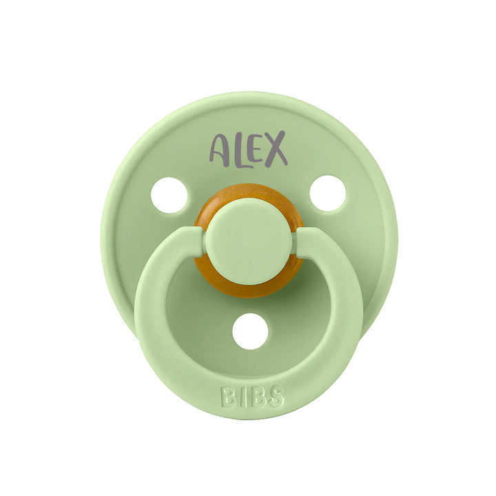 Pistachio BIBS Colour Pacifiers | Personalised by BIBS sold by Just Børn