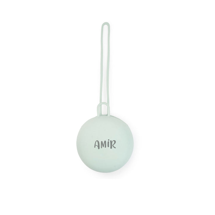 JBØRN Pacifier Holder Pod Seafoam - Personalisable Baby Products Sold and Personalised by JustBørn