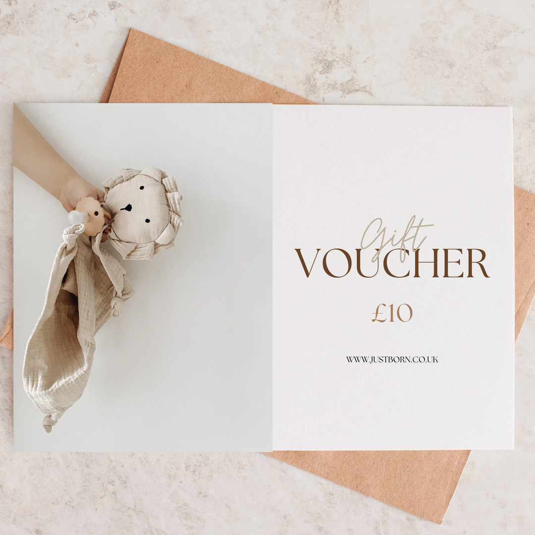 JBØRN Baby Products Gift Card £10.00 - Personalisable Baby Products Sold and Personalised by JustBørn