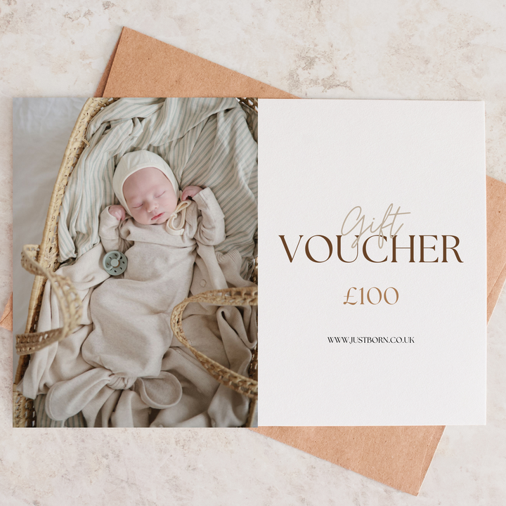 JBØRN Baby Products Gift Card £100.00 - Personalisable Baby Products Sold and Personalised by JustBørn