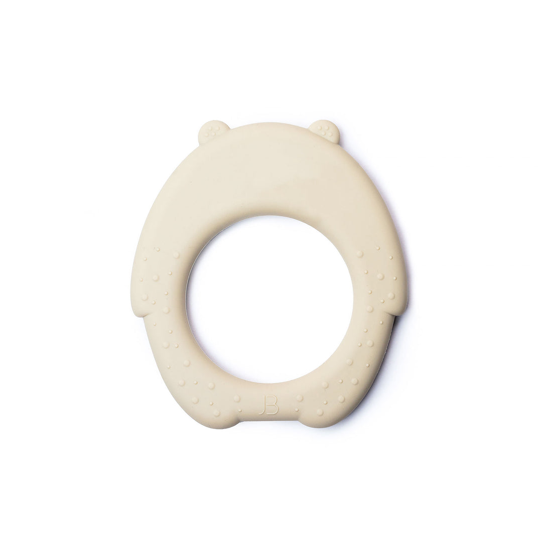 JBØRN Bear Teether Vanilla No - Personalisable Baby Products Sold and Personalised by JustBørn