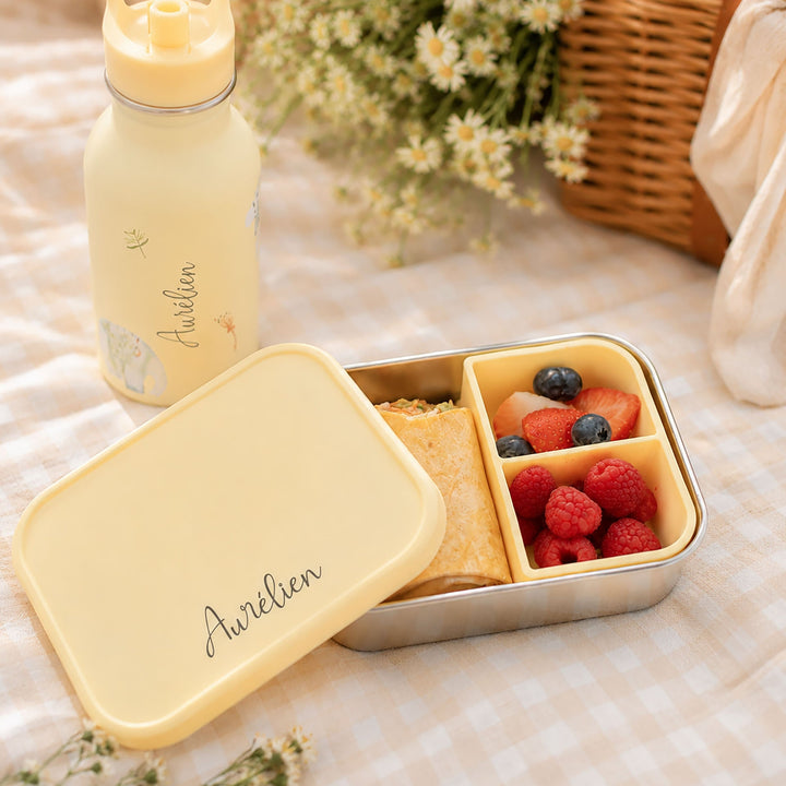 JBØRN Personalised Water Bottle & Lunch Box Set - Personalisable Baby Products Sold and Personalised by JustBørn