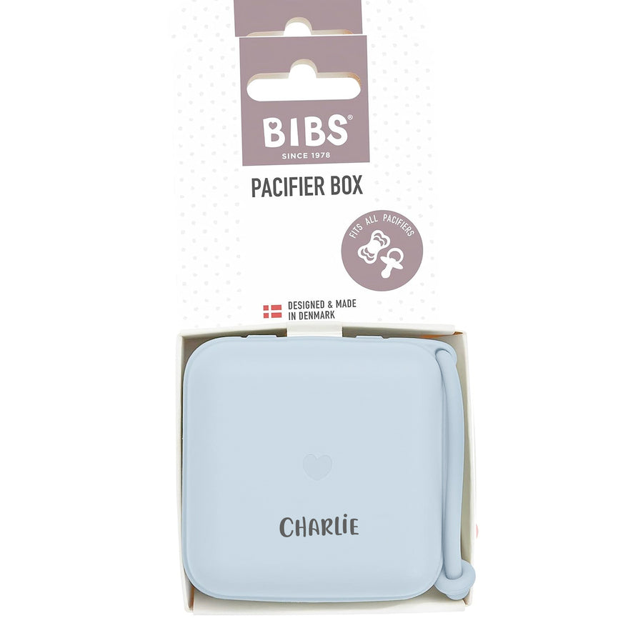 Baby Blue BIBS Pacifier Box Holder by BIBS sold by Just Børn