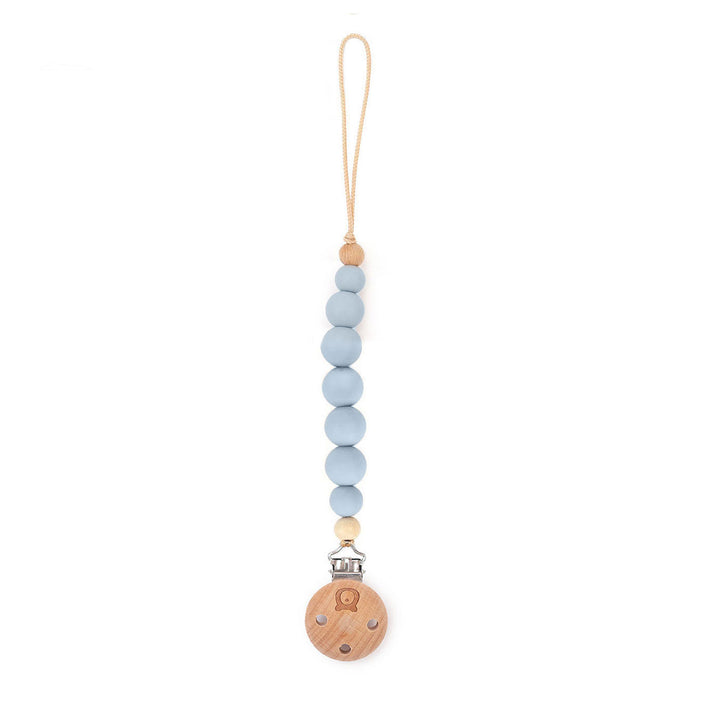 JBØRN Pacifier Clip Baby Blue - Personalisable Baby Products Sold and Personalised by JustBørn
