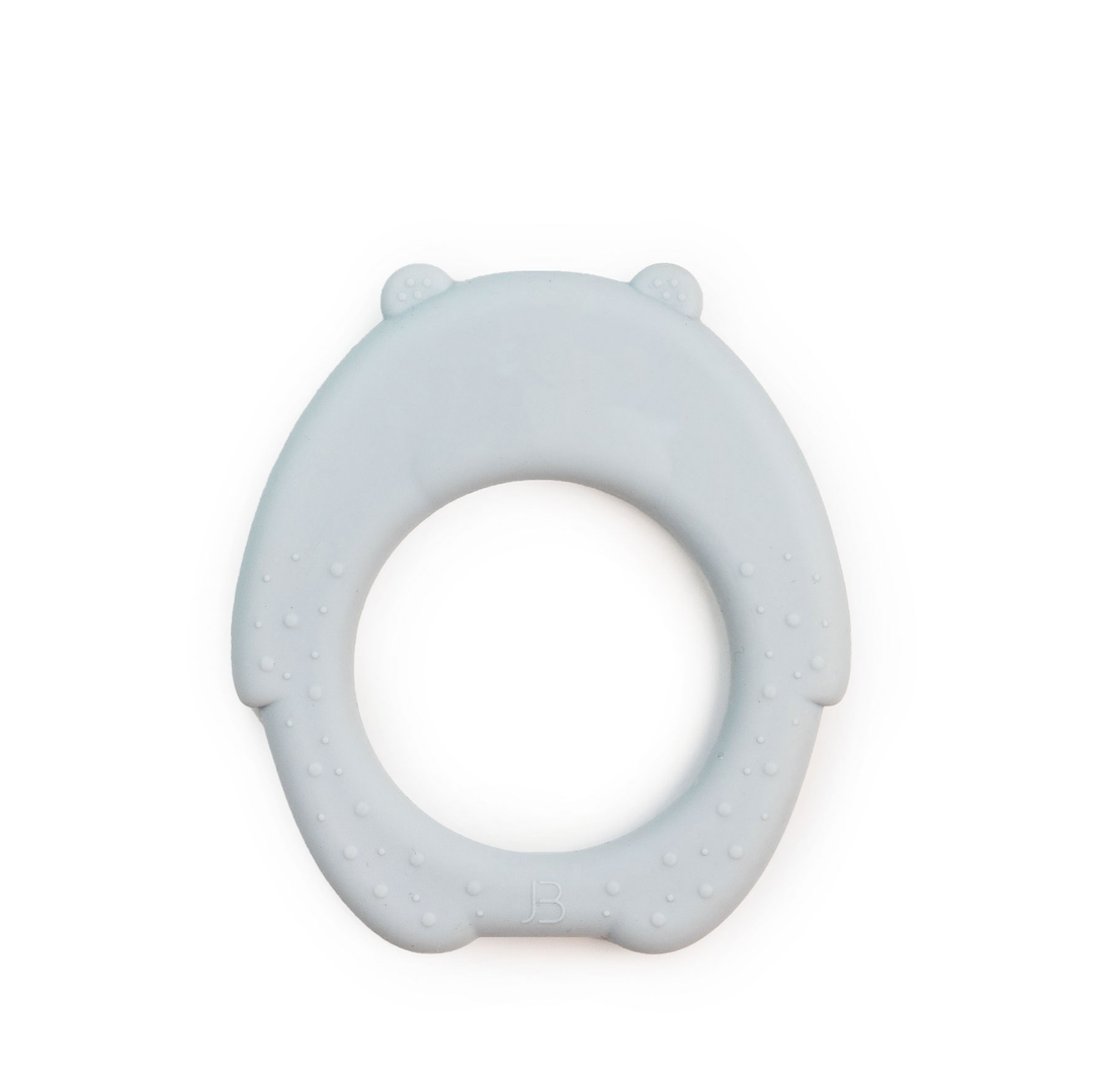 JBØRN Bear Teether Bear Teether | Powder Blue - Personalisable Baby Products Sold and Personalised by JustBørn