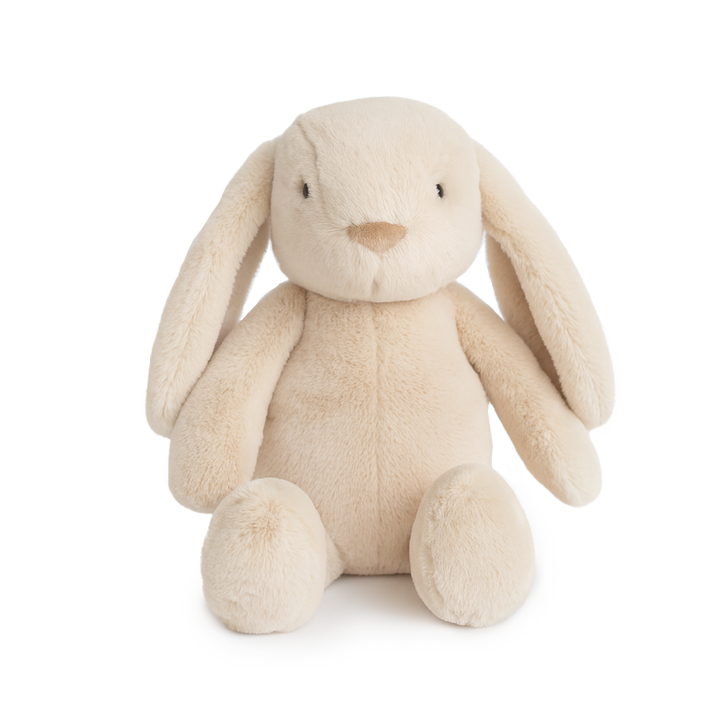 JBØRN Beige Bunny Soft Toy with Personalised Outfit Beige Cuddle Bunny (No Outfit) - Personalisable Baby Products Sold and Personalised by JustBørn