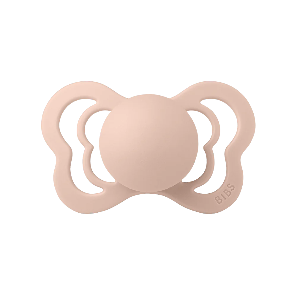 BIBS Couture Anatomical Silicone Pacifiers Blush - Personalisable Baby Products Sold and Personalised by JustBørn