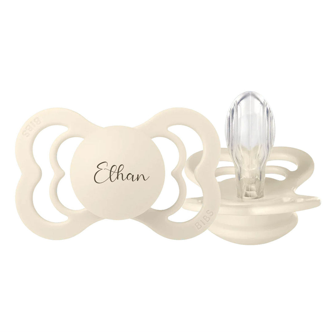 BIBS Supreme Symmetrical Silicone Pacifiers - Personalisable Baby Products Sold and Personalised by JustBørn