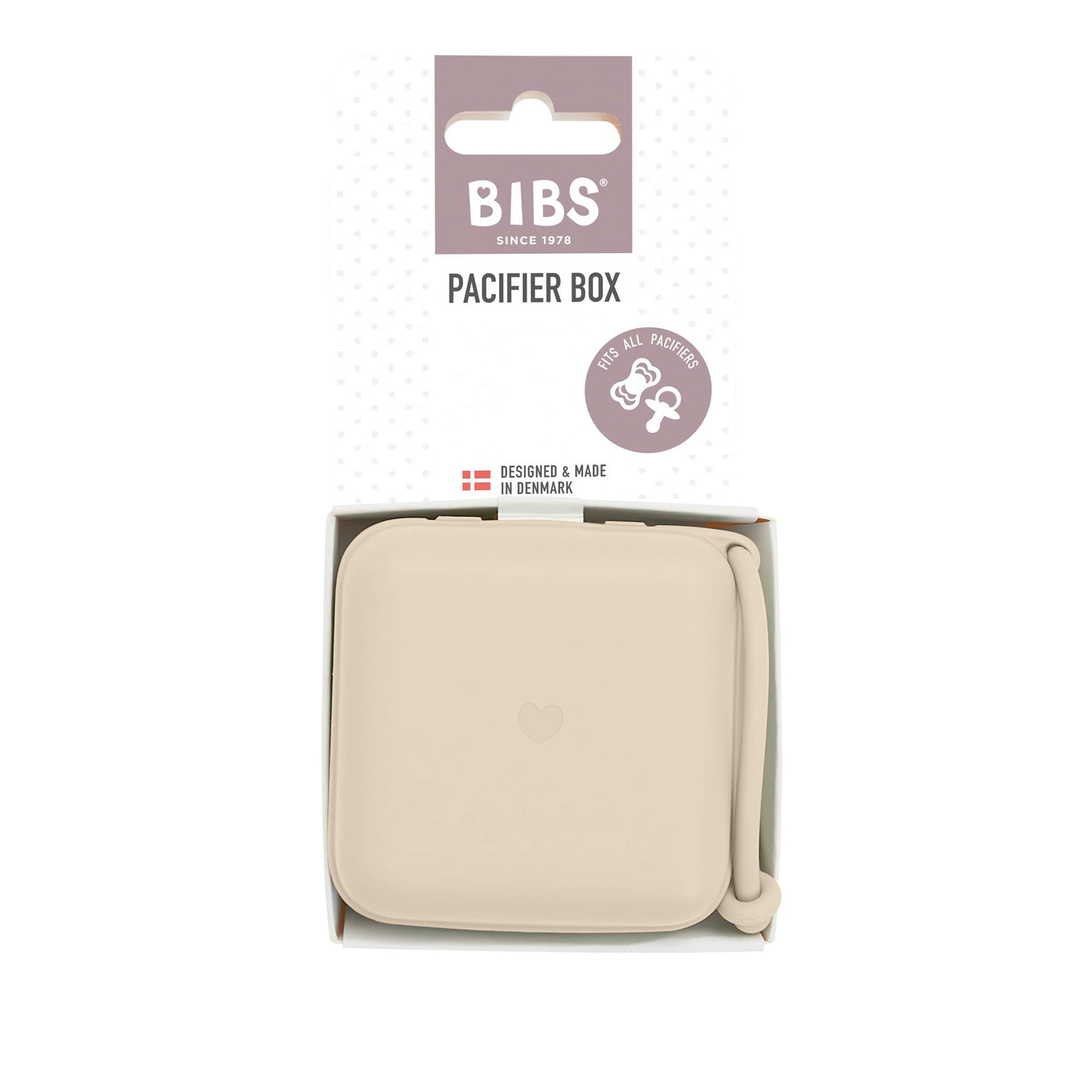 BIBS Pacifier Box Holder Vanilla - Personalisable Baby Products Sold and Personalised by JustBørn