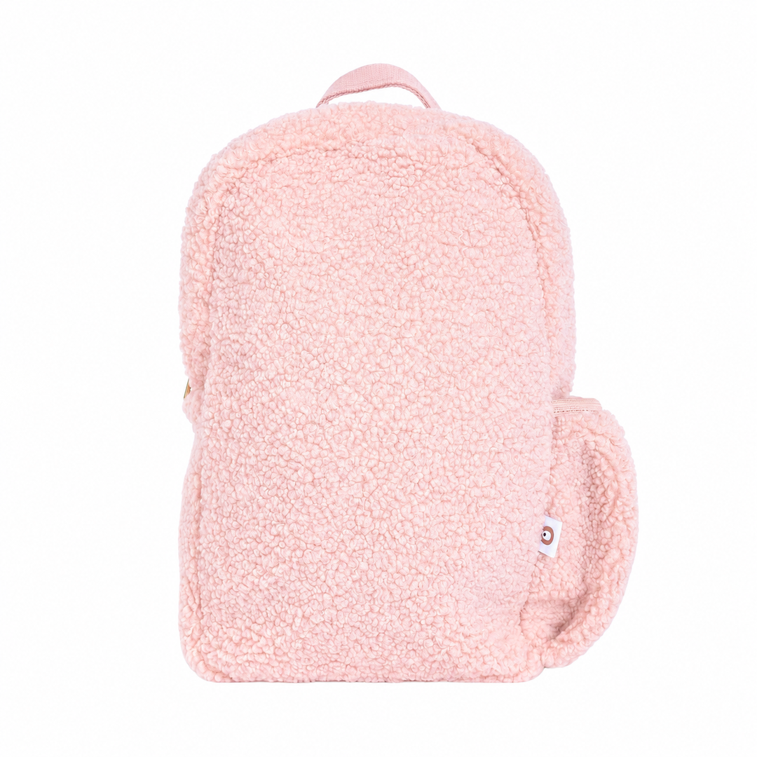 JBØRN Teddy Kids Backpack with Chest Strap | Personalisable Blush Teddy Backpack - Personalisable Baby Products Sold and Personalised by JustBørn
