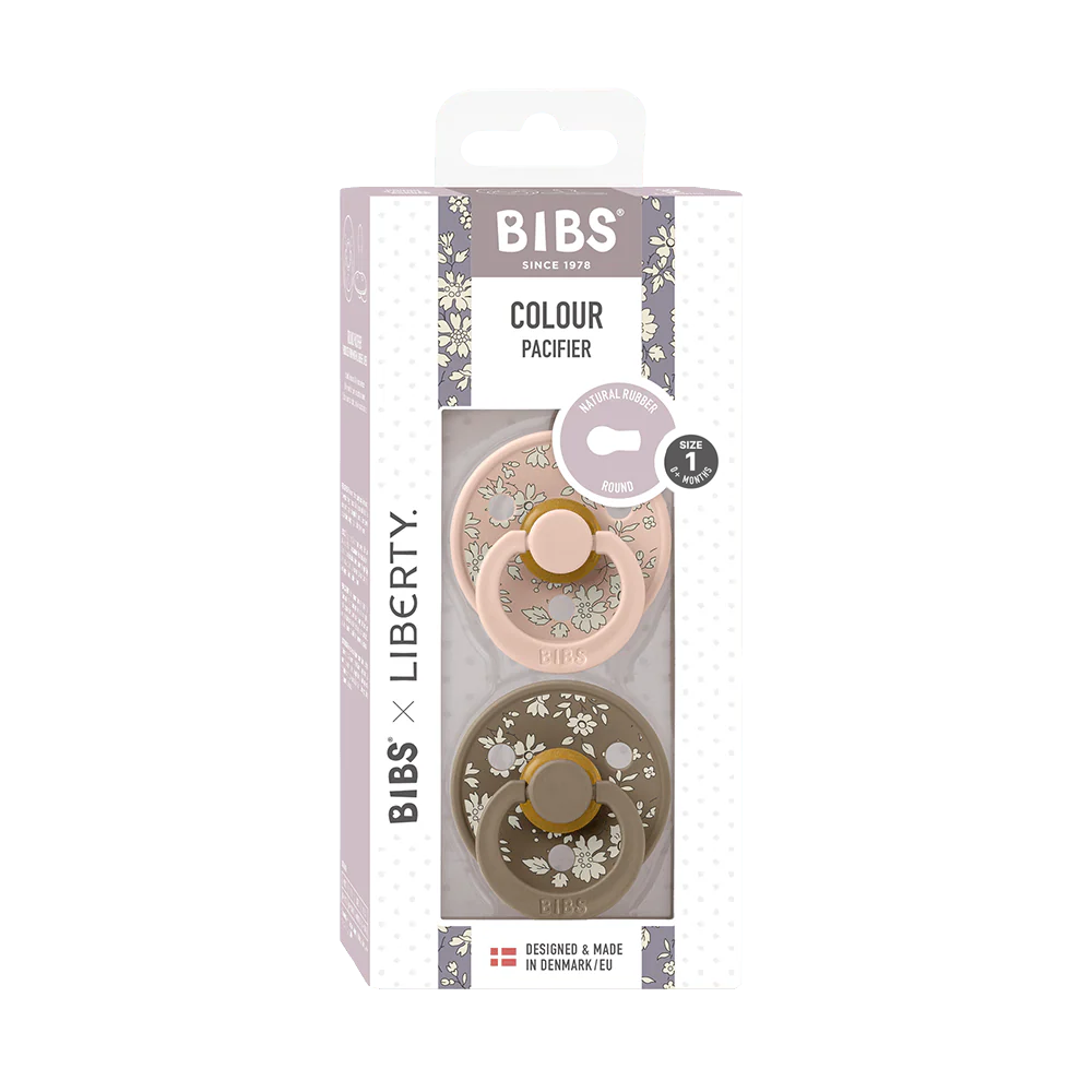 BIBS x LIBERTY Colour Latex Pacifiers - 2 Pack - Personalisable Baby Products Sold and Personalised by JustBørn