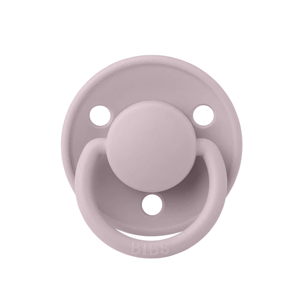 BIBS De Lux Natural Rubber Latex Pacifiers De Lux Dusky Lilac - Personalisable Baby Products Sold and Personalised by JustBørn