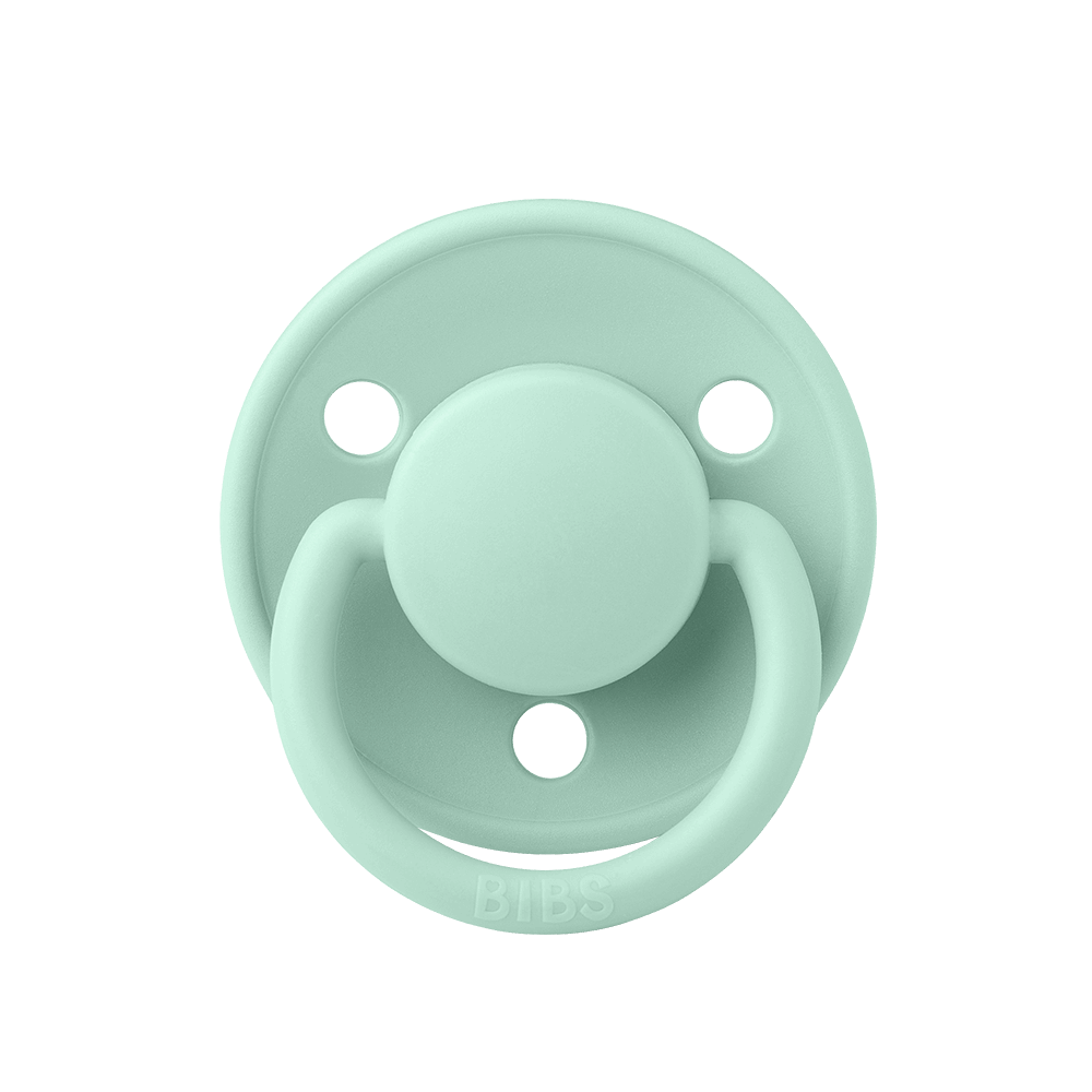 BIBS De Lux Natural Rubber Latex Pacifiers De Lux Nordic Mint - Personalisable Baby Products Sold and Personalised by JustBørn