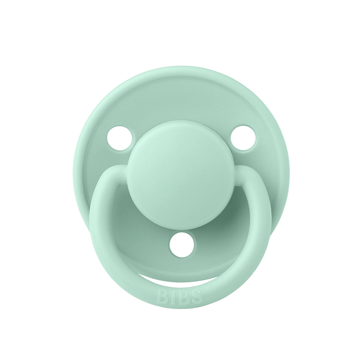 BIBS De Lux Natural Rubber Latex Pacifiers De Lux Nordic Mint - Personalisable Baby Products Sold and Personalised by JustBørn