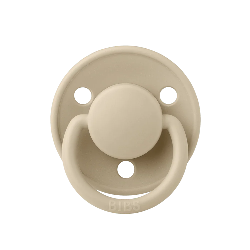 BIBS De Lux Natural Rubber Latex Pacifiers De Lux Vanilla - Personalisable Baby Products Sold and Personalised by JustBørn