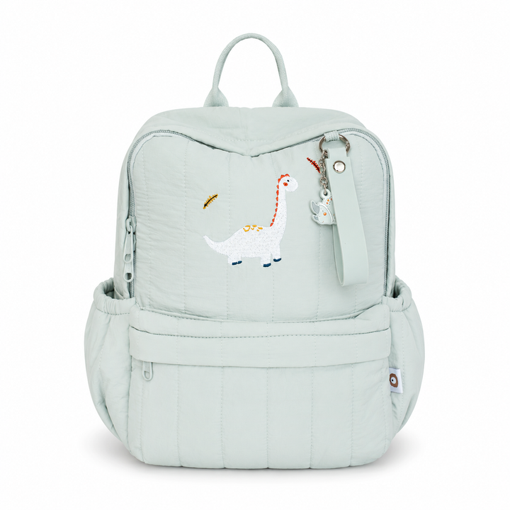 JBØRN Little Explorer Backpack | Lightweight Water-Repellent Rucksack Dino Backpack - Personalisable Baby Products Sold and Personalised by JustBørn