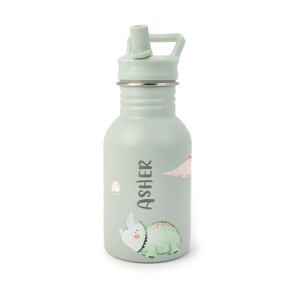 JBØRN Personalised Stainless Steel Kids Water Bottle - Personalisable Baby Products Sold and Personalised by JustBørn