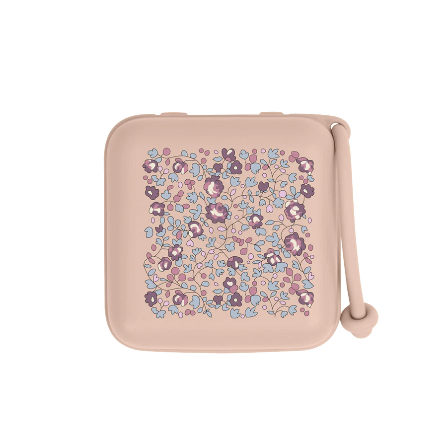 BIBS x LIBERTY Pacifier Box Holder Eloise Blush Box - Personalisable Baby Products Sold and Personalised by JustBørn