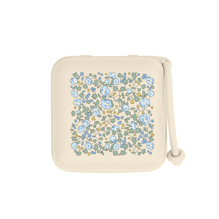 BIBS x LIBERTY Pacifier Box Holder Eloise Ivory Box - Personalisable Baby Products Sold and Personalised by JustBørn