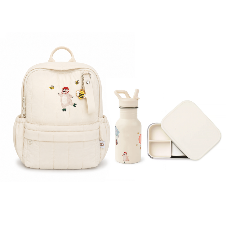 JBØRN Little Explorer Set | Backpack, Water Bottle & Lunch Box