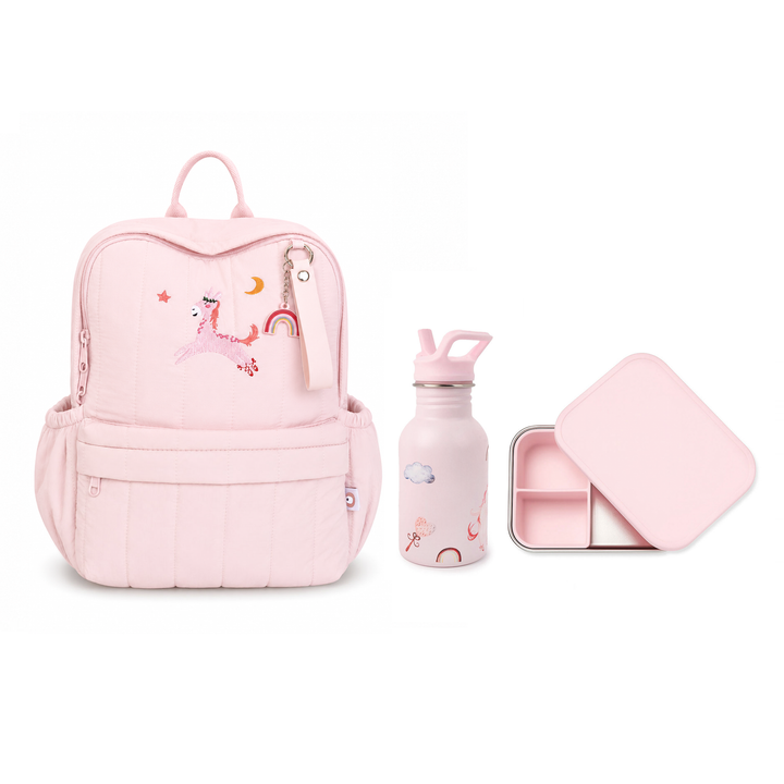 JBØRN Little Explorer Set | Backpack, Water Bottle & Lunch Box
