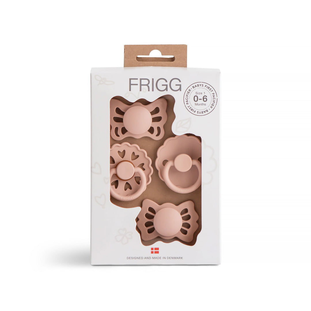 Floral Heart - Blush FRIGG Baby's First Pacifier Pack by FRIGG sold by Just Børn