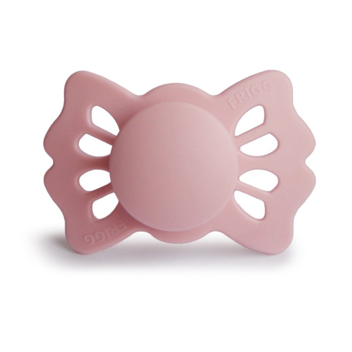 FRIGG Lucky Symmetrical Silicone Pacifiers | Personalised Baby Pink Size 1 (0-6 Months) - Personalisable Baby Products Sold and Personalised by JustBørn