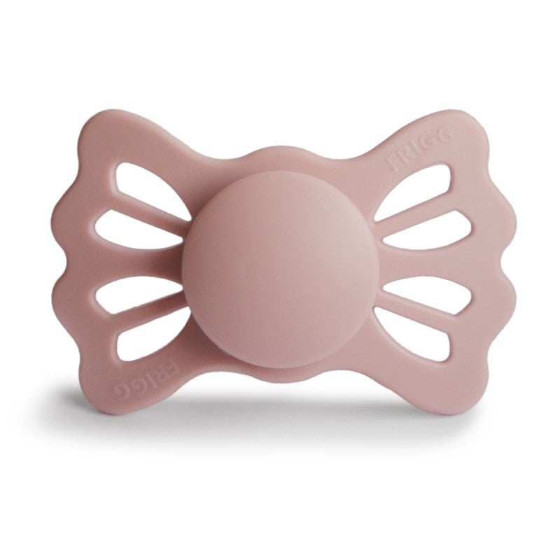 FRIGG Lucky Symmetrical Silicone Pacifiers | Personalised Blush - Personalisable Baby Products Sold and Personalised by JustBørn