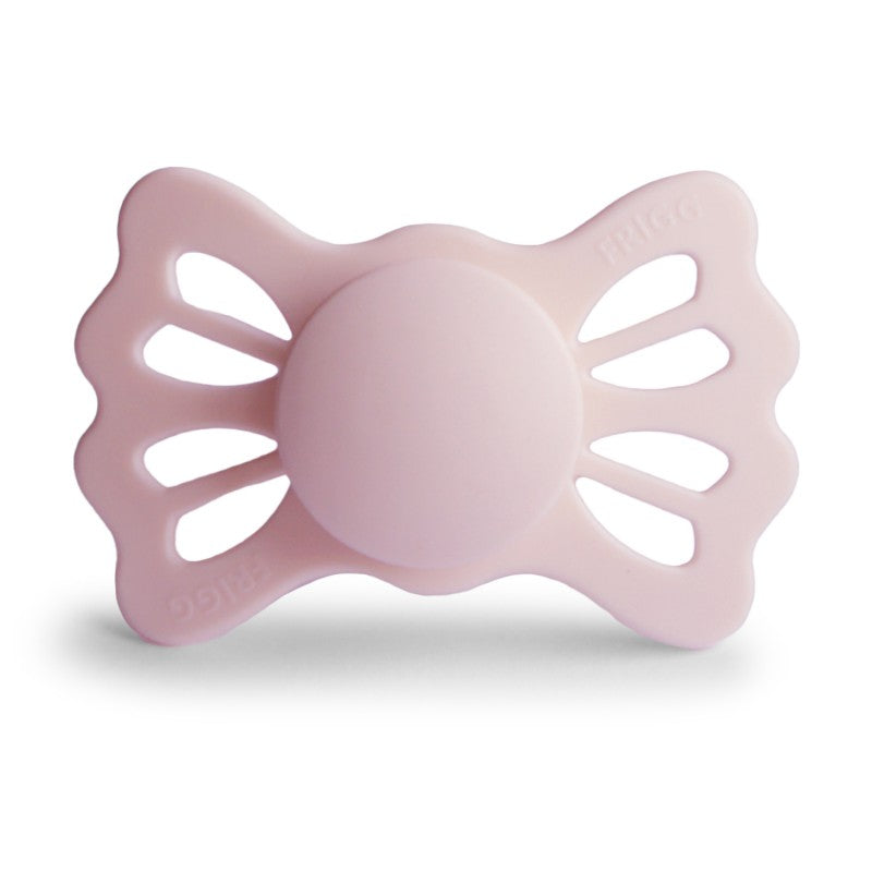 FRIGG Lucky Symmetrical Silicone Pacifiers | Personalised White Lilac Size 2 (6-18 Months) - Personalisable Baby Products Sold and Personalised by JustBørn