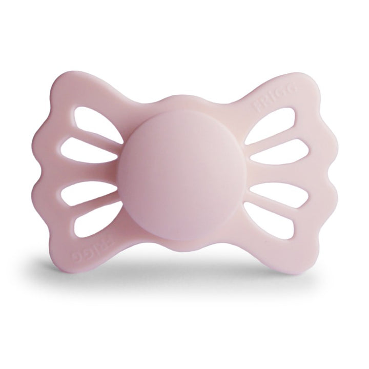 FRIGG Lucky Symmetrical Silicone Pacifiers | Personalised White Lilac Size 2 (6-18 Months) - Personalisable Baby Products Sold and Personalised by JustBørn
