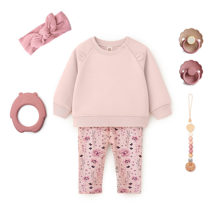 JBØRN Flower Bloom Set | 0-3 Months Baby Girl Gift No - Personalisable Baby Products Sold and Personalised by JustBørn