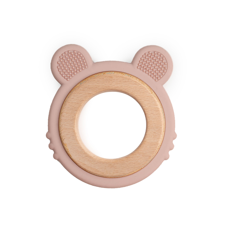 JBØRN Lion Teether Lion Teether | Blush - Personalisable Baby Products Sold and Personalised by JustBørn