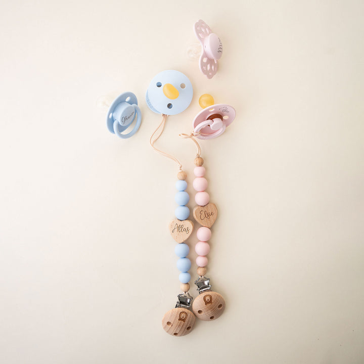 BIBS Colour Anatomical Natural Rubber Latex Pacifiers - Personalisable Baby Products Sold and Personalised by JustBørn