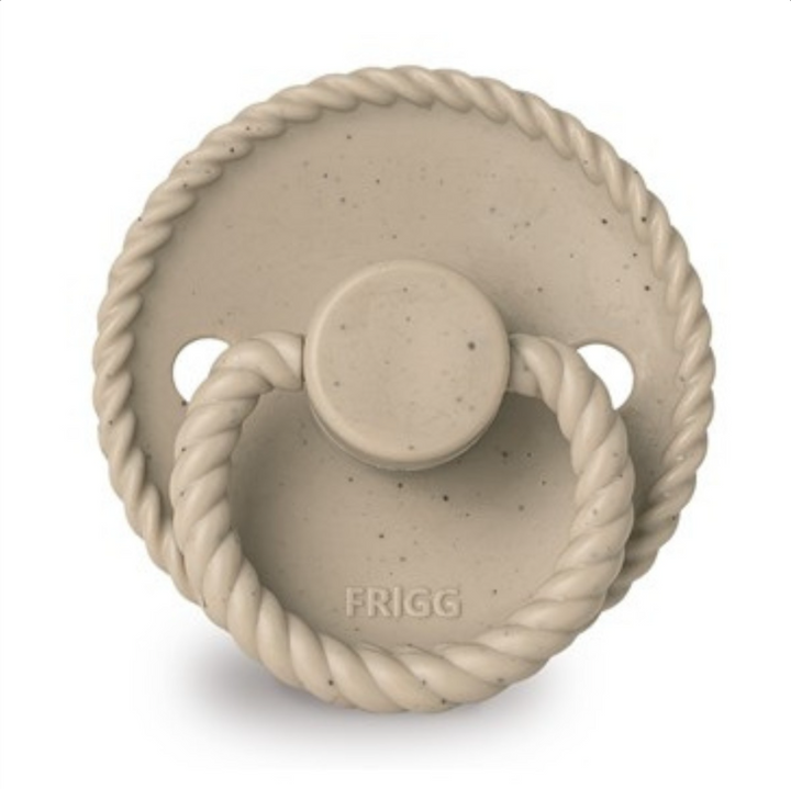 FRIGG Mini Mocha Natural Rubber Latex Pacifiers - Personalisable Baby Products Sold and Personalised by JustBørn