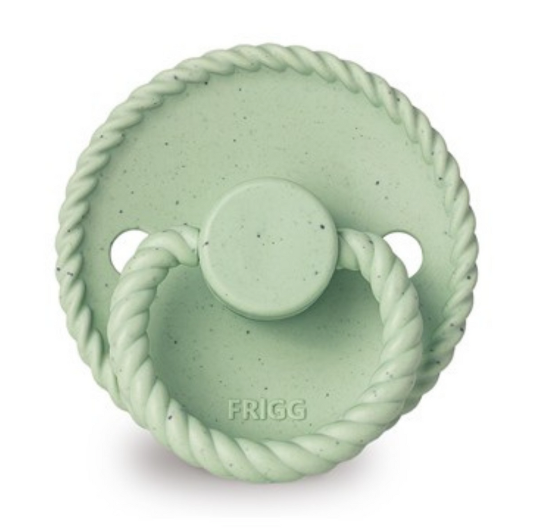 FRIGG Mini Mocha Natural Rubber Latex Pacifiers - Personalisable Baby Products Sold and Personalised by JustBørn