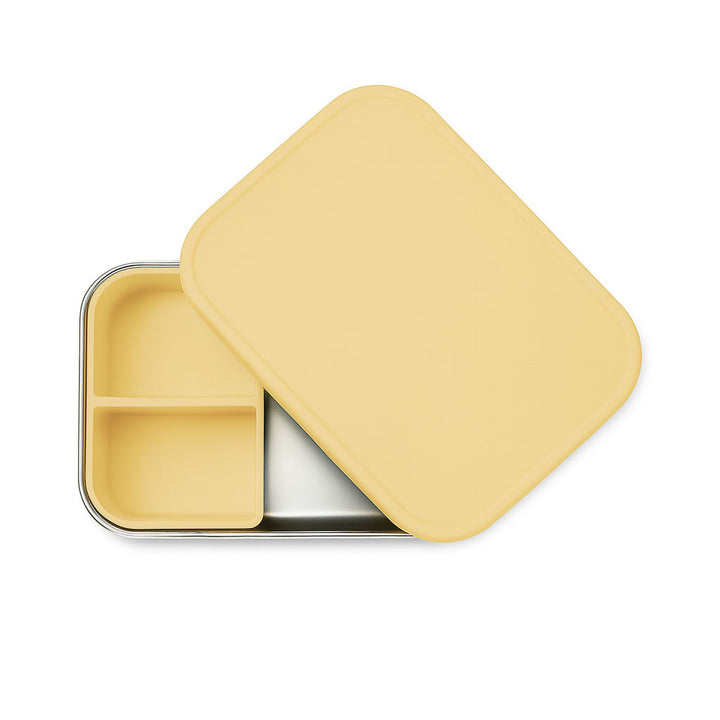 JBØRN Personalised Lunch Box Pale Daffodil - Personalisable Baby Products Sold and Personalised by JustBørn