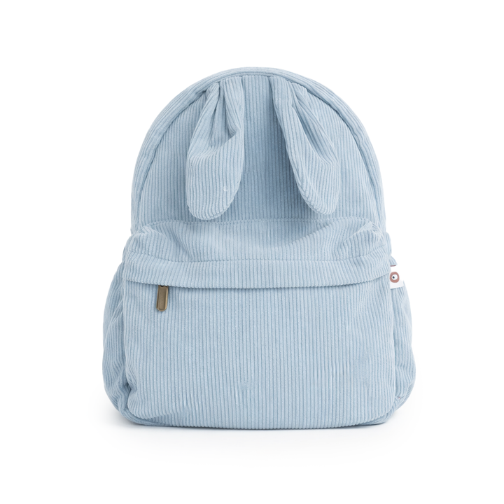 JBØRN Personalised Bunny Backpack Powder Blue Bunny Backpack - Personalisable Baby Products Sold and Personalised by JustBørn