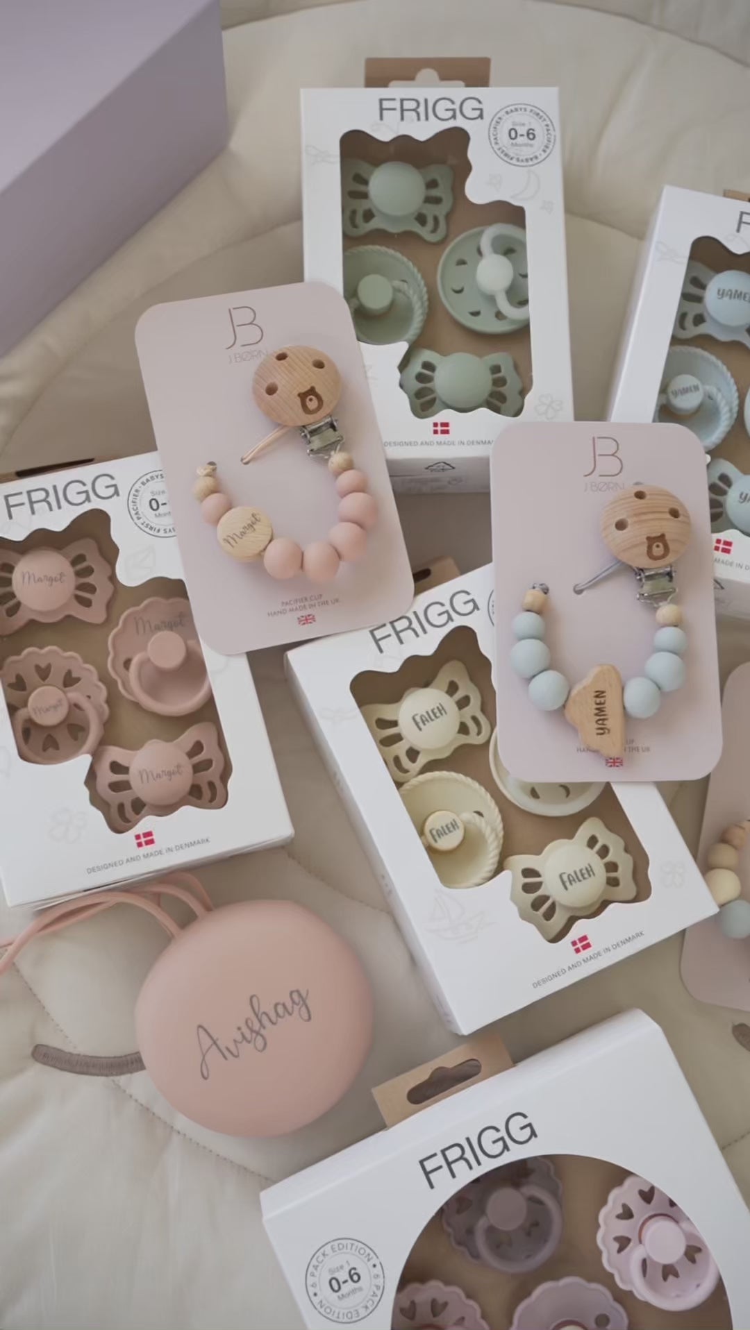 FRIGG Baby's First Pacifier Pack