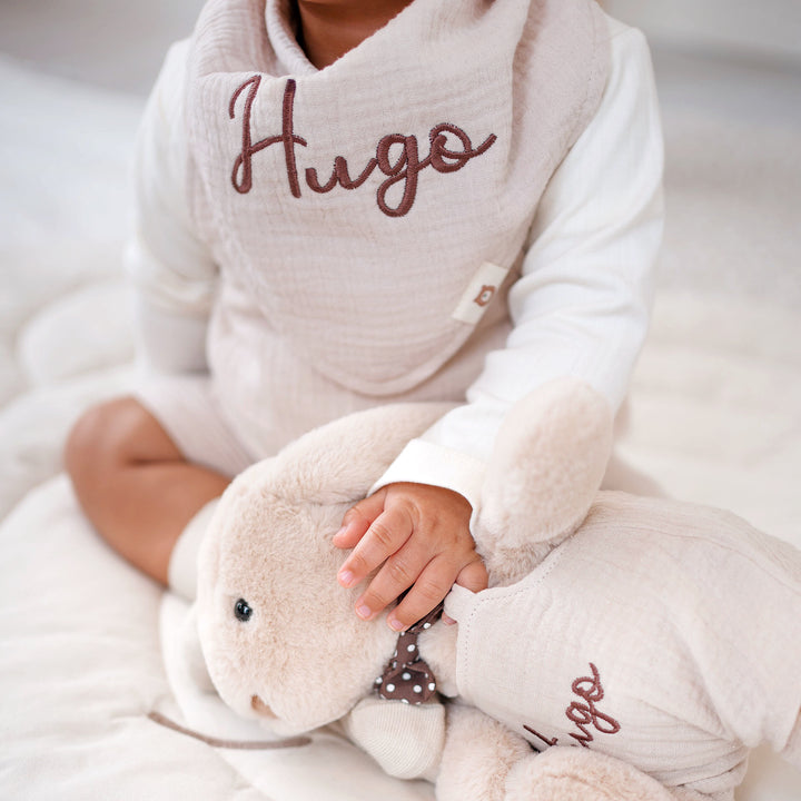 JBØRN Organic Cotton Muslin Dribble Bib Set | Pack of 3