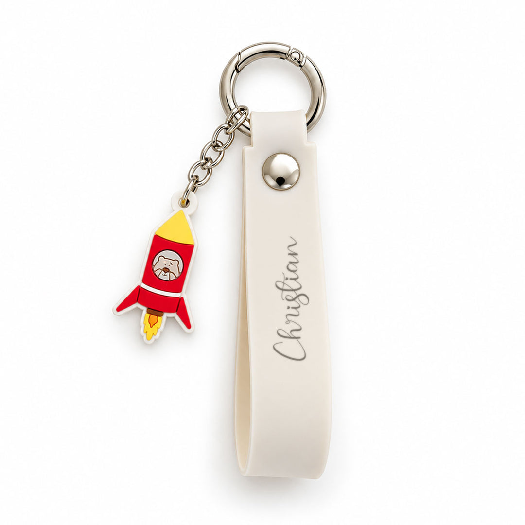 JBØRN Backpack Charm | Name Strap & Character Charm