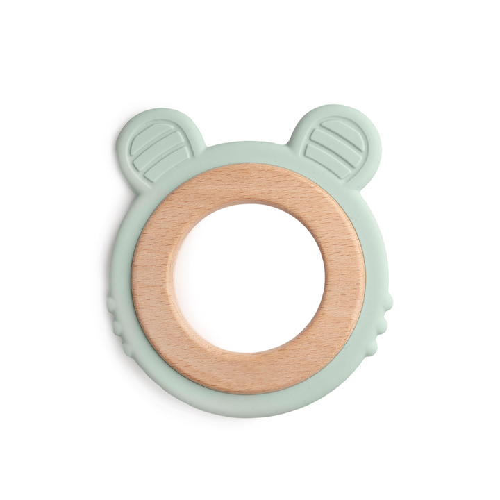 JBØRN Lion Teether Seafoam - Personalisable Baby Products Sold and Personalised by JustBørn