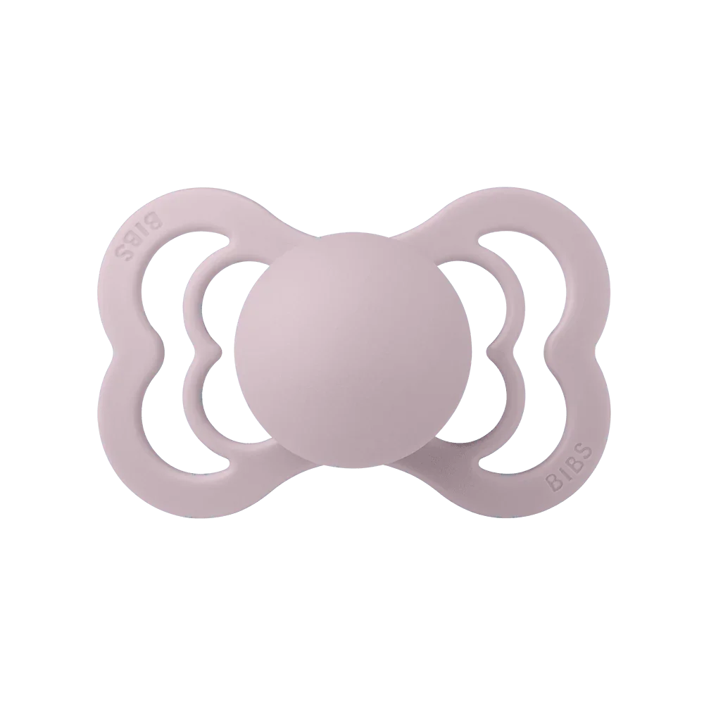 BIBS Supreme Symmetrical Silicone Pacifiers Supreme Dusky Lilac - Personalisable Baby Products Sold and Personalised by JustBørn