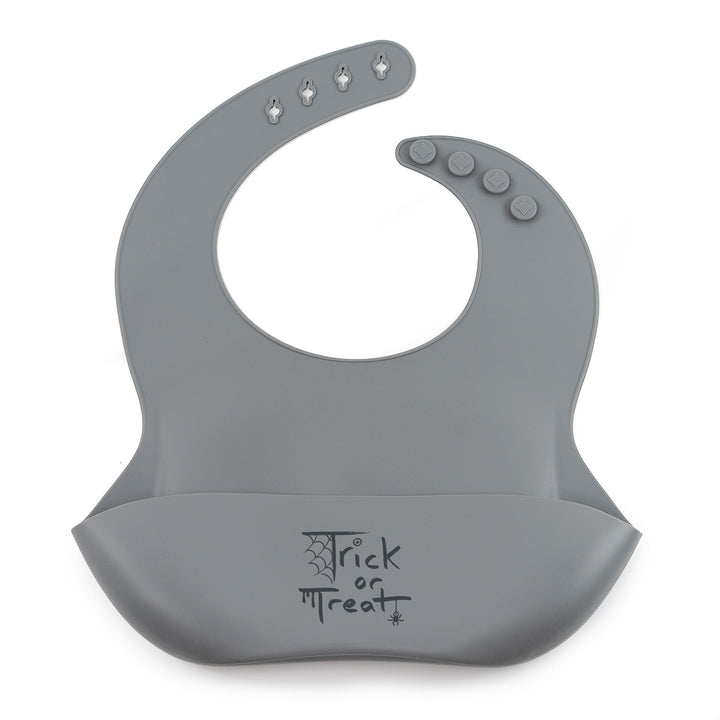 JBØRN Silicone Bib | Halloween Special Trick or Treat - Personalisable Baby Products Sold and Personalised by JustBørn