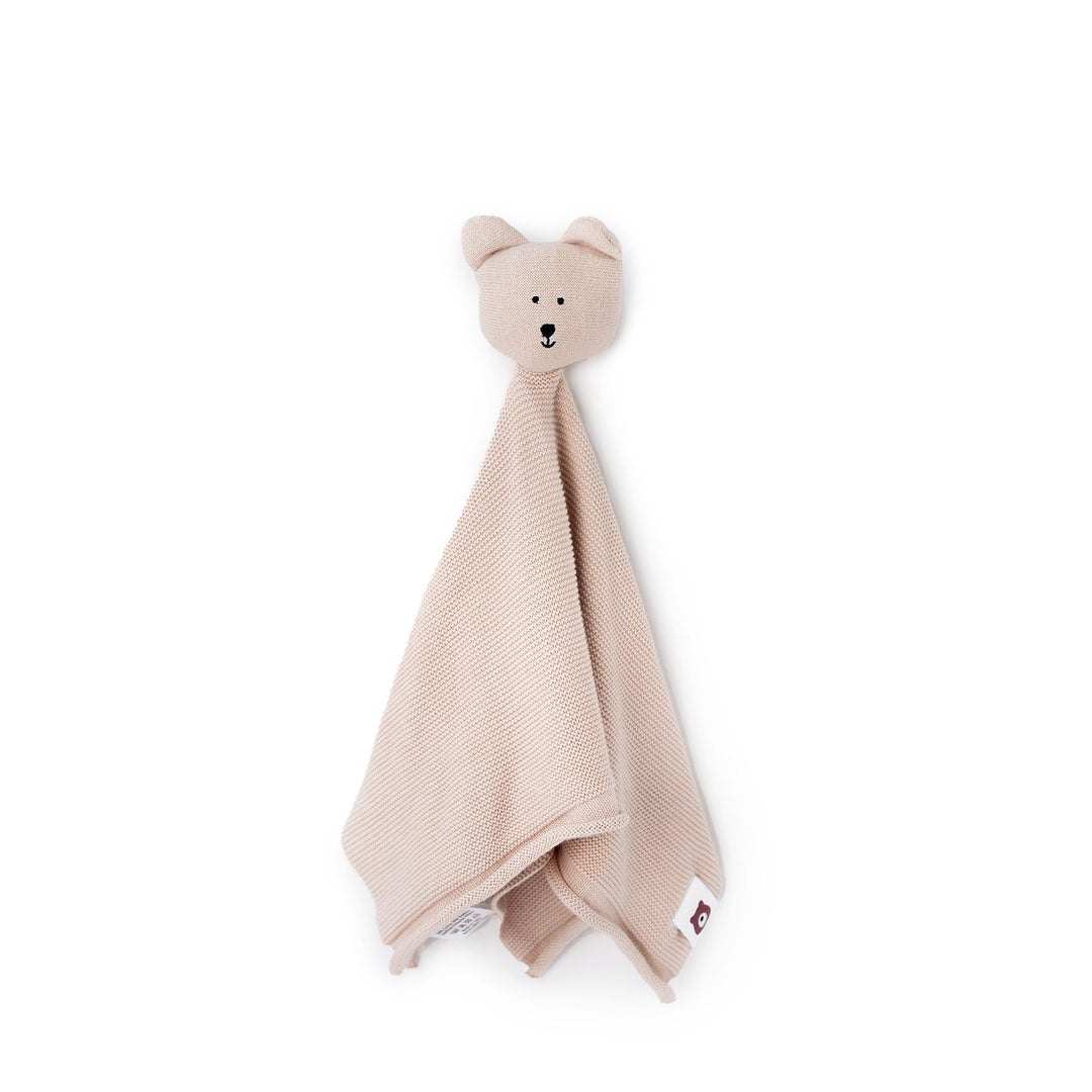 Vanilla JBØRN Bear Knit Comforter by Just Børn sold by Just Børn