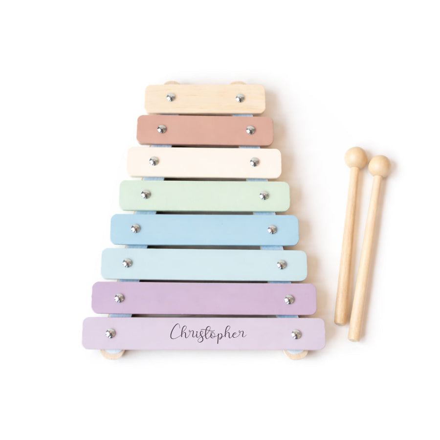 JBØRN Personalised Xylophone Toy - Personalisable Baby Products Sold and Personalised by JustBørn