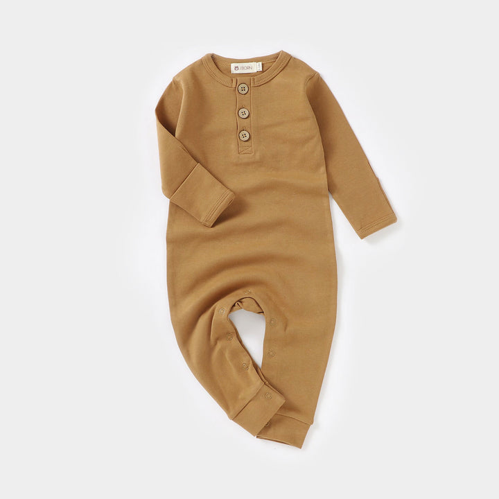 Clay JBØRN Organic Cotton Baby Jumpsuit by Just Børn sold by Just Børn
