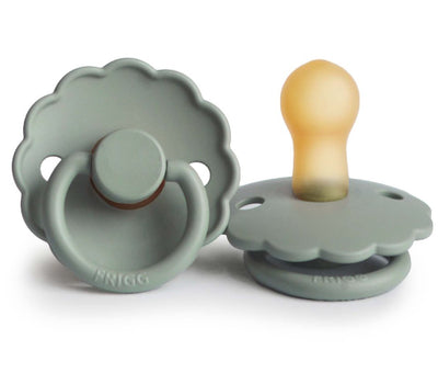 Sage FRIGG Daisy Natural Rubber Latex Pacifier by FRIGG sold by Just Børn